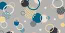Tuli Sedací vak Smart Snímateľný poťah - Polyester Vzor Kolobeh Sivý