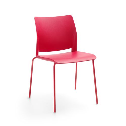 Bejot Fendo plastová konferenčná stolička - Červená