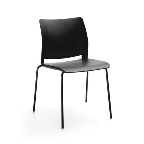 Bejot Fendo plastová konferenčná stolička - Čierna